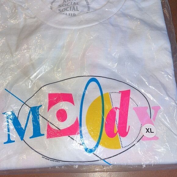 Anti Social Social Club Mood Bored Tee White size XL - Picture 4 of 6